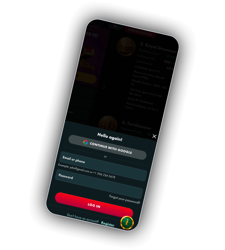 Jokertipp sign in with the account credentials and password recovery